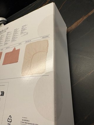 Juego sábanas cuna IKEA Guldvävare Rosa