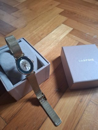 Reloj Parfois Mujer Dorado y Negro Nuevo