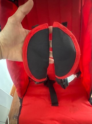 Carrito de bebé tipo paraguas rojo