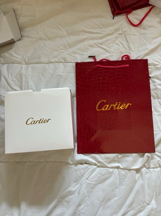 Reloj Cartier Santos Azul Plata