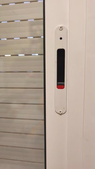Ventana corredera blanca
