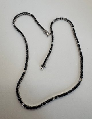 Collar 18kt Oro Negro Diamantes