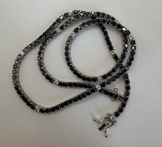 Collar 18kt Oro Negro Diamantes