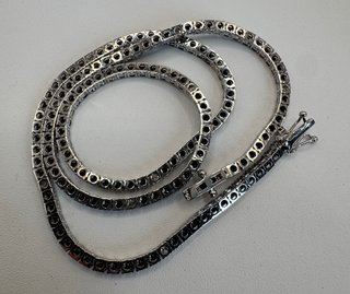 Collar 18kt Oro Negro Diamantes