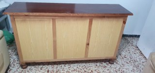 Mueble cómoda/recibidor de madera
