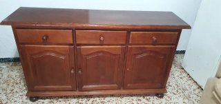 Mueble cómoda/recibidor de madera