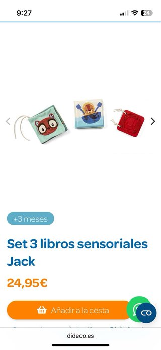Libros sensoriales marca lilliputiens