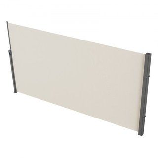 Toldo Lateral Retráctil, Pantalla de Privacidad Exterior de 71''x 138'', Pantalla de Patio Retráctil Impermeable de Poliéster de 180g, Pantalla de Divisor de Habitaciones UV 30+ para Patio, Jardín...