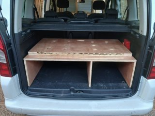 Cama Camper Madera Peugeot Partner