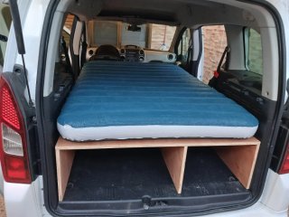 Cama Camper Madera Peugeot Partner