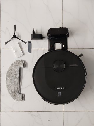 Ultenic Robot vacuums- Aspiradora Automática con Mapeo Láser Silencioso para Suelos Duros, Alfombras