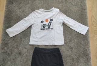 Conjunto niño camiseta manga larga y pantalón