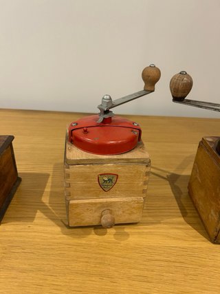 Colección 4 Molinillos de Café Vintage antiguos