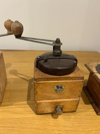 Colección 4 Molinillos de Café Vintage antiguos