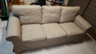 Sofá Ikea Ektorp 3 plazas beige