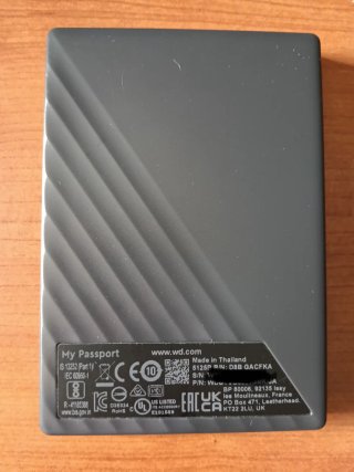 WD My Passport 2TB HDD