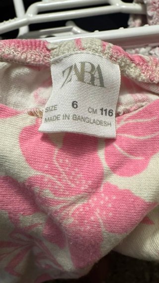 Vestido niña Zara 6 años floral