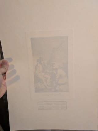 Goya Caprichos nº 11 Grabado