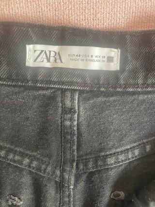 Pantalón corto vaquero negro