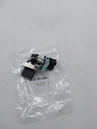 Gebildet 2PCS 1NO 2Selector, Interruptor de Enclavamiento 2 Posiciones Mantenidas, Selector Rotativo