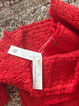 Vestido Poupette St Barth Rojo
