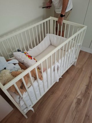 Cuna Gulliver + Colchón Krumelur Ikea