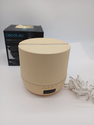 Cecotec Difusor de aromas PureAroma 550 Connected SunLight. Capacidad 500ml, Pantalla LED, Altavoz,