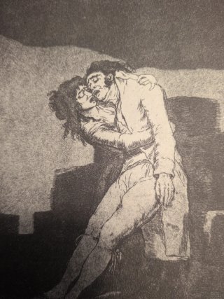 Grabado de Goya. Los Caprichos n° 10