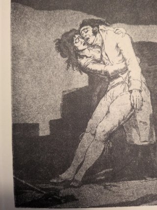 Grabado de Goya. Los Caprichos n° 10