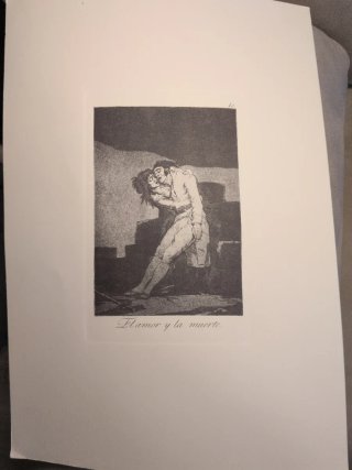 Grabado de Goya. Los Caprichos n° 10