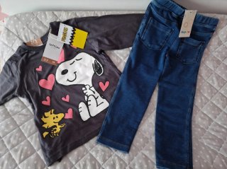 3 AÑOS Conjunto niña SNOOPY Lefties Lupilu NUEVO