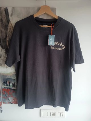 Camiseta Superdry Talla M Negra