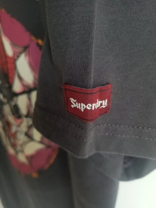 Camiseta Superdry Talla M Negra