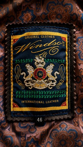 Chaqueta Cuero Vintage H.I.S Marrón Talla M