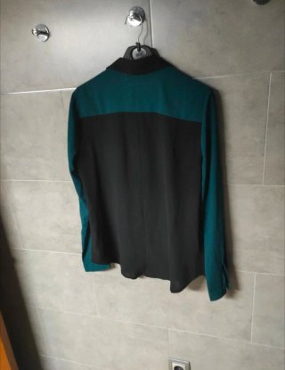 Camisa Springfield Talla M Color Verde y Negro