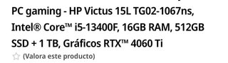 PC Gaming - HP Victus 15L