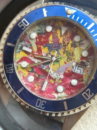 Orologio  Dipinto a Mano