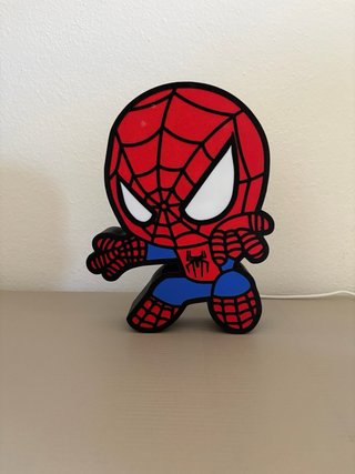 Lampada LED Spider-Man Stampa 3D