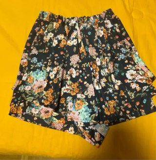 Falda pantalón flores Talla S
