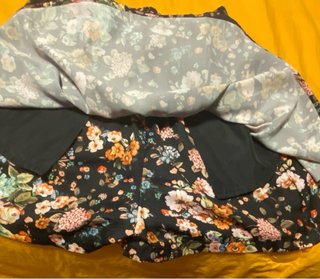 Falda pantalón flores Talla S