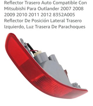 Antiniebla Mitsubishi Outlander Izquierdo Nuevo
