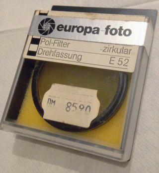 Filtro Polarizador Circular Hoya Europa-foto E52