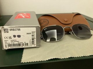 Gafas Ray-Ban Originales Grises y Plateadas