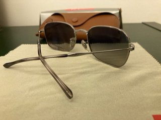 Gafas Ray-Ban Originales Grises y Plateadas