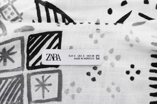 Camisa Zara Estampada Talla S