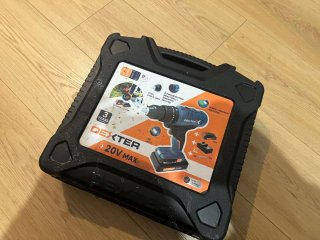 Taladro Dexter 20V MAX con Batería y Cargador