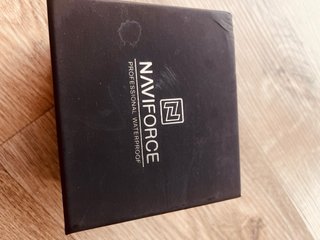 Reloj Naviforce Analógico Hombre Negro/Plata