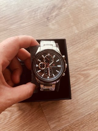 Reloj Naviforce Analógico Hombre Negro/Plata