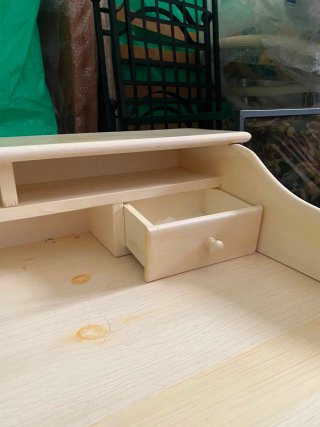 Escritorio buró - mesa de madera con cajones