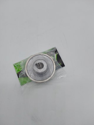 Ribitech 1639-0 polea hecha de aluminio, diámetro 80 mm